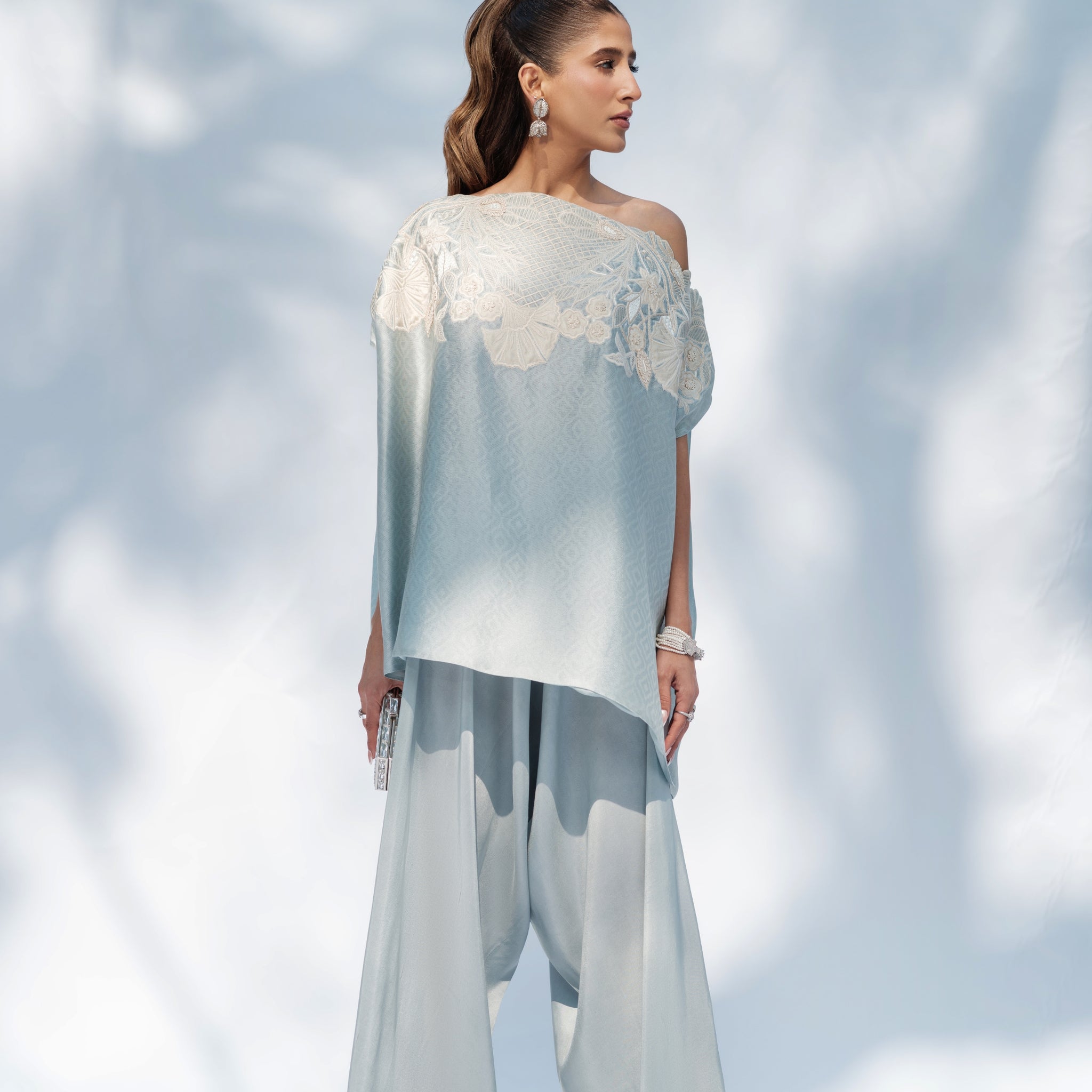 The Laleh Off Shoulder with Box Pants